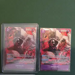 One Piece TCG Sakazuki (Alternate Art) OP16-065 The Time of Battle Foil OP16 - Image 1