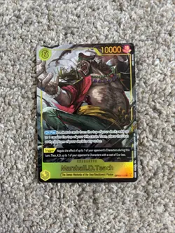 Marshall.D.Teach SEC Alt Art OP16-119 The Time To Battle One Piece TCG MINT Engl - Image 1