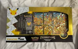 Pokemon Celebrations 25th Anniversary Pikachu V-union Premium Playmat Collection - Image 1