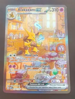 Pokemon TCG - S&V 151 - 201/165 Alakazam Ex - Special Illustration Rare - NM/M - Image 1