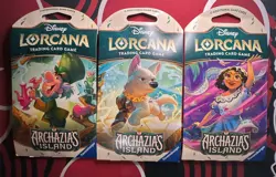 3x Disney Lorcana TCG: Archazia's Island - Blister Pack (Random Sleeve Art) - Image 1