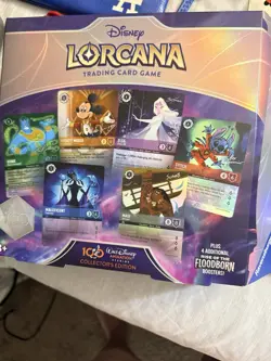 Disney Lorcana TCG 100 Years of Wonder Collector’s Edition Box + 4 Boosters - Image 1