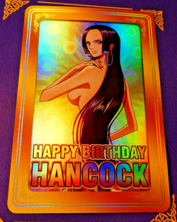 One Piece Waifu Anime Hb Card Prism Holo Carte Boa 2 Mint - Image 1