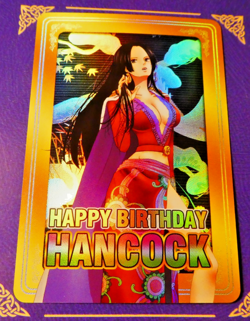 One Piece Waifu Anime Hb Card Prism Holo Carte Boa 1 Mint - Image 1