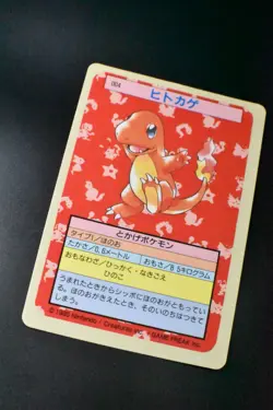 Charmander No. 004 Topsun Blue Back 1995 Japanese Pokemon Card - Image 3
