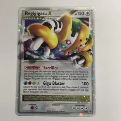 Regigigas LV.X DP30 Diamond and Pearl Holo Pokemon Card LP - Image 1