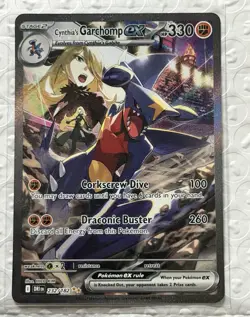 2025 Pokemon Cynthia’s Garchomp ex 232/182 SIR Destined Rivals NM - Image 1