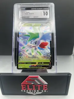 🔥🔥Pokemon Brilliant Stars Ultra Rare Shaymin V 013/172 Holo CGC 10 Gem Mint🔥 - Image 4