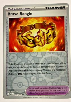Brave Bangle Reverse Holo Sv: White Flare Pokemon TCG - Image 1