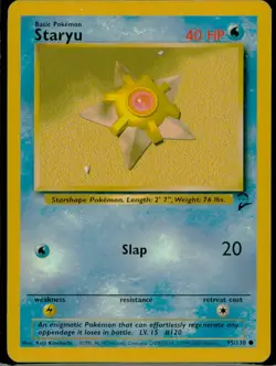 Staryu Base Set 2 LP Pokemon TCG - Image 1