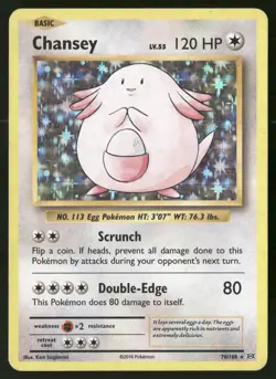 Chansey 70/108 Holo Rare Evolutions Pokemon Holo MP - Image 1