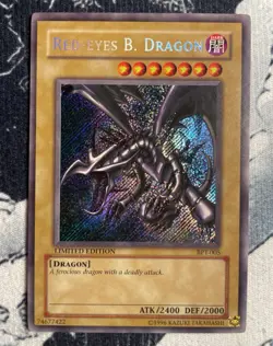 Yu-Gi-Oh! Red-Eyes B. Dragon BPT-005 2002 Collectors Tin Limited, secret rare - Image 1