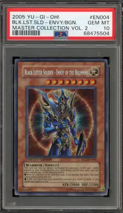 Yu-Gi-Oh! Black Luster Soldier Envoy/Beginning Master Coll. 2 MC2-EN004 PSA 10 - Image 1