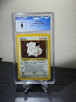 1999 Clefairy Base Set Unlimited 5/102 Holo Pokemon Card CGC 9 Mint - Image 1