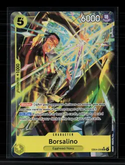 One Piece Borsalino (Alternate Art) Adventure on Kami's Island SR EB04-058 Foil - Image 1