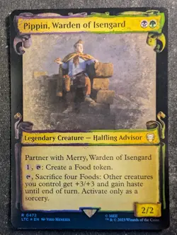 Pippin, Warden of Isengard - Foil Showcase Scrolls - Tales of Middle Earth (MTG) - Image 1