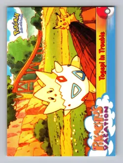 Togepi In Trouble #45 Topps The First Movie Trading Cards Pokemon Near Mint - Image 1