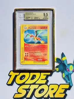 Pokemon Card Charizard Expedition 6/165 Holo Rare BGS 9.5 GEM MINT ENG 2002 - Image 1