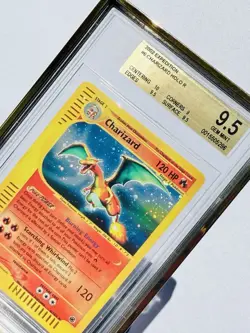 Pokemon Card Charizard Expedition 6/165 Holo Rare BGS 9.5 GEM MINT ENG 2002 - Image 2
