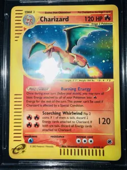 Pokemon Card Charizard Expedition 6/165 Holo Rare BGS 9.5 GEM MINT ENG 2002 - Image 3