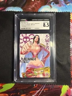 Boa Hancock AR pt.1 Common 2011 Bandai Carddass Card Japanese One Piece CGC 8.5 - Image 1