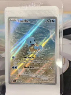 Squirtle - 170/165 - Illustration Rare - SV: 151 - Pokemon Card - NM/M - Image 1