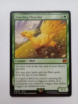 MTG - 1x Traveling Chocobo - Final Fantasy - LP - Image 1