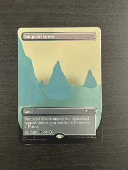 2022 Wizards of the Coast Secret Lair Drop Sunpetal Grove Foil - Image 1
