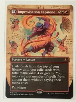 MTG Improvisation Capstone (Borderless) SOS 294 Magic: The Gathering Mythic NM - Image 1