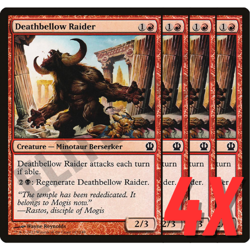 MTG Deathbellow Raider (Theros) 117/249 (NEAR MINT) (4X) - Image 1