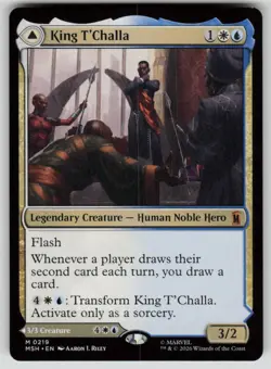 King T'Challa Mythic Marvel Super Heroes 219 MTG Near Mint 2026 - Image 1