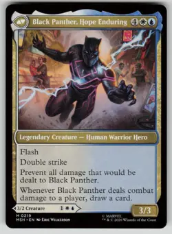 King T'Challa Mythic Marvel Super Heroes 219 MTG Near Mint 2026 - Image 2