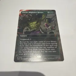 Earth's Mightiest Heroes 349 (Borderless) Marvel Super Heroes Regular MTG NM - Image 1
