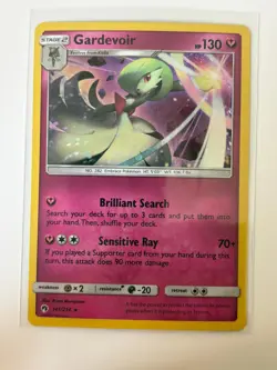 Gardevoir 141/214 Cosmos Holo Rare Lost Thunder Pokemon Holo Near Mint - Image 1