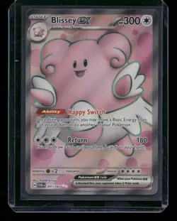 Blissey ex 201/167 Ultra Rare Twilight Masquerade Pokemon Holo Near Mint - Image 1