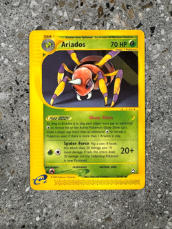 Pokemon TCG Cards Ariados 3/147 Aquapolis Rare - Image 1