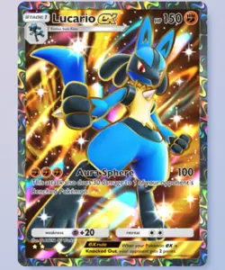 Lucario EX ⭐⭐ English Card - Pokemon TCG Pocket Virtual Card Trade - Image 1
