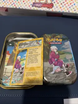 Pokemon TCG: Crown Zenith Mini Tin Feat. Bede & Hatenna *EMPTY* - Image 1