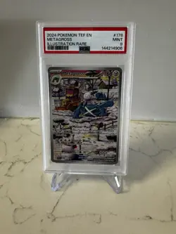 Pokemon TCG Metagross Holo Illustration Rare Temporal Forces 178/162 PSA 9 - Image 1
