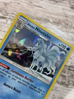 Alolan Ninetales Cracked Ice Holo 28/147 Deck Exclusives Holo Pokemon LP - Image 2