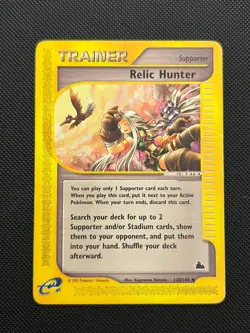 Relic Hunter 120/144 Uncommon Skyridge Pokemon Heavily Played - Image 1