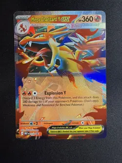 Mega Charizard Y ex MEP030 - Black Star Promo - Mega Evolution - Pokemon - NM/M - Image 1