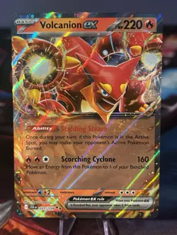 2025 POKEMON JTG EN-JOURNEY TOGETHER 031 VOLCANION EX NM/M - Image 1