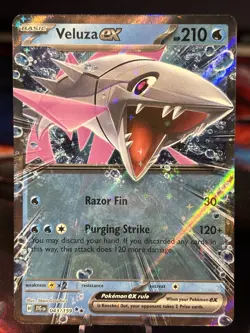 2025 POKEMON JTG EN-JOURNEY TOGETHER 043 VELUZA EX Double Rare NM/M - Image 1