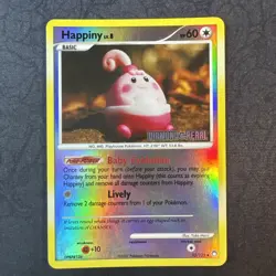 Happiny - [Diamond & Pearl] 052/123 Burger King Reverse Holo Pokemon - Image 1