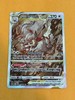 2023 Pokemon Crown Zenith Hisuian Zoroark VSTAR Full Art #GG56/GG70 - Image 1