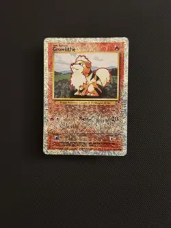 Growlithe 45/110 2002 Pokemon Legendary Collection Reverse Foil Holo MP - Image 2
