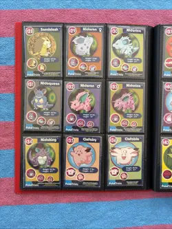 1999 Original 151 Complete Burger King PokeTrivia Pokemon Master Set - Sleeved - Image 4