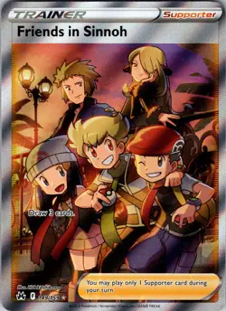 Friends in Sinnoh 149/159 Ultra Rare Crown Zenith Pokemon Near Mint - Image 1