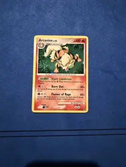 Arcanine Holo Pokemon Platinum Rising Rivals #1 2009 - Image 1